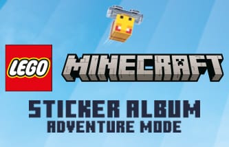 LEGO MINECRAFT ADVENTURE MODE STICKER COLLECTION