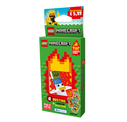 LEGO MINECRAFT ON FIRE TRADING CARD COLLECTION – Blister