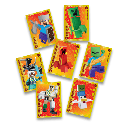 LEGO MINECRAFT ON FIRE TRADING CARD COLLECTION – Card Limited Edition